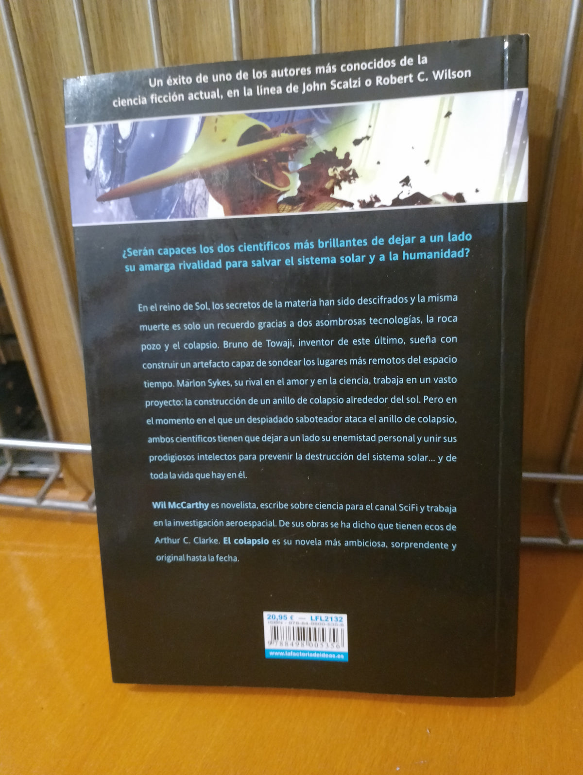 El colapsio. Wil McCarthy