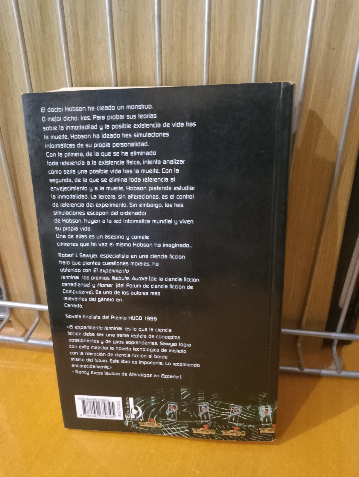 El experimento terminal. Roberto J. Sawyer