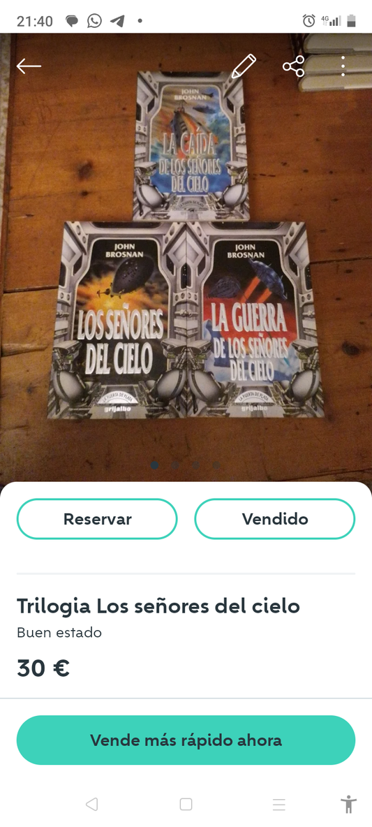 Trilogía los señores del cielo. John Brosnan