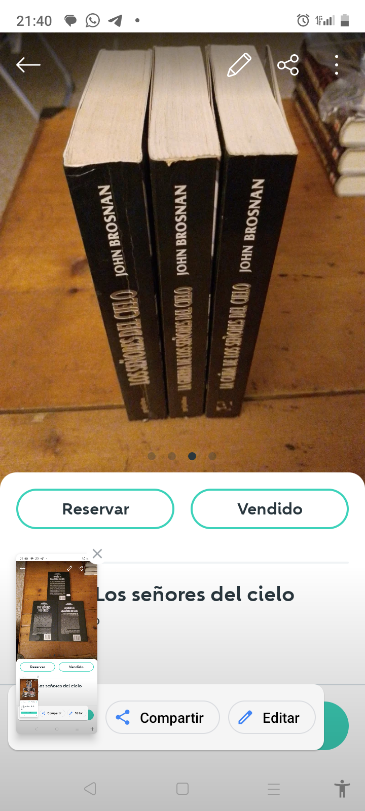 Trilogía los señores del cielo. John Brosnan