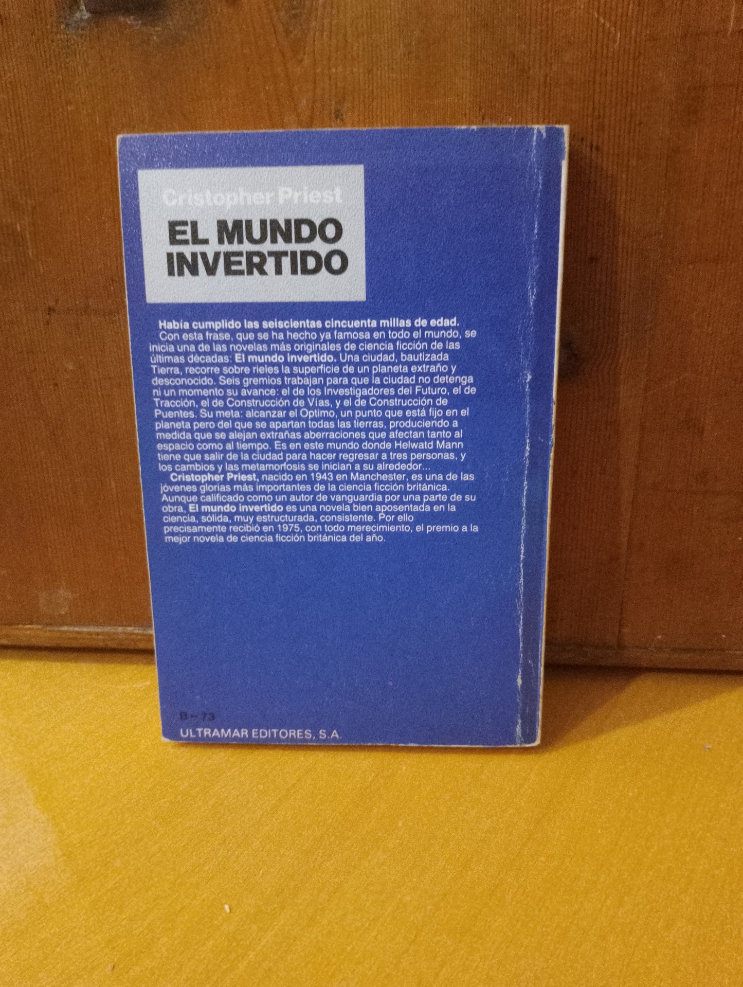 El mundo invertido. Cristopher Priest