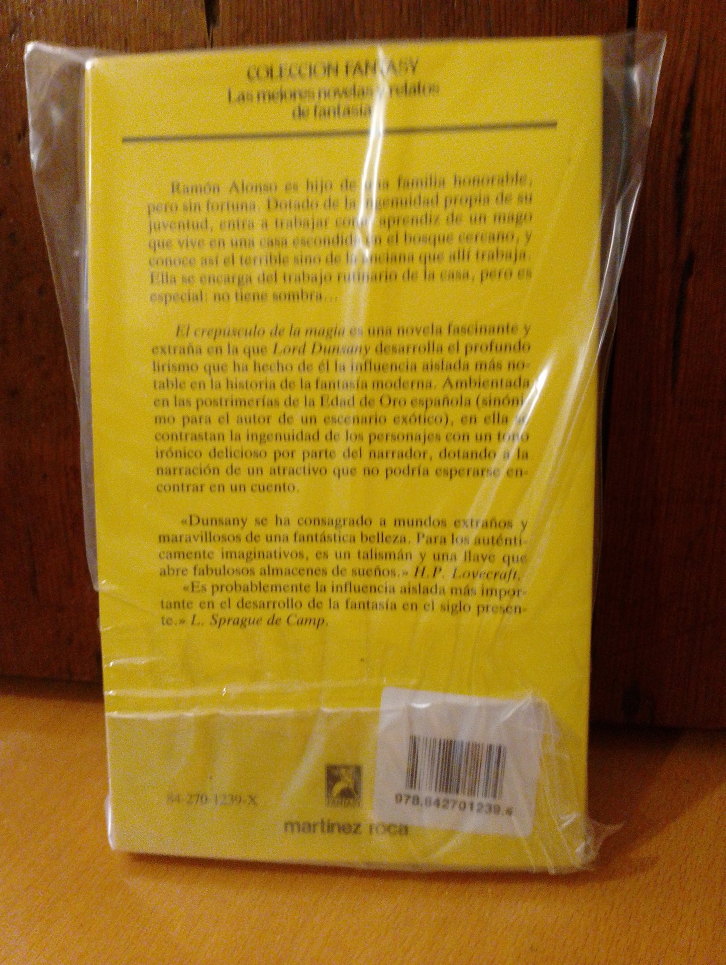 El crepúsculo de la magia. Lord Dunsany