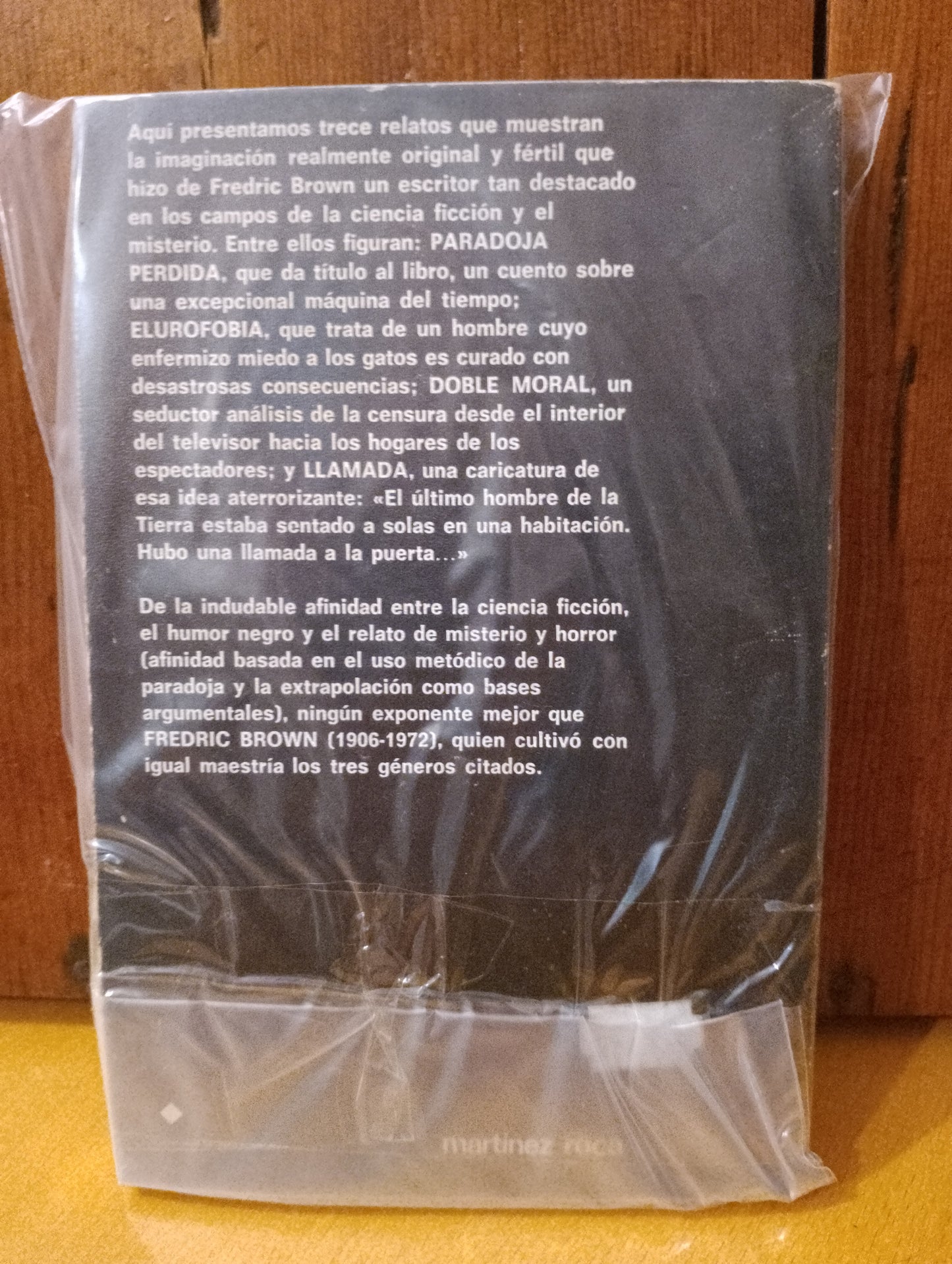 Paradoja perdida. Fredric Brown