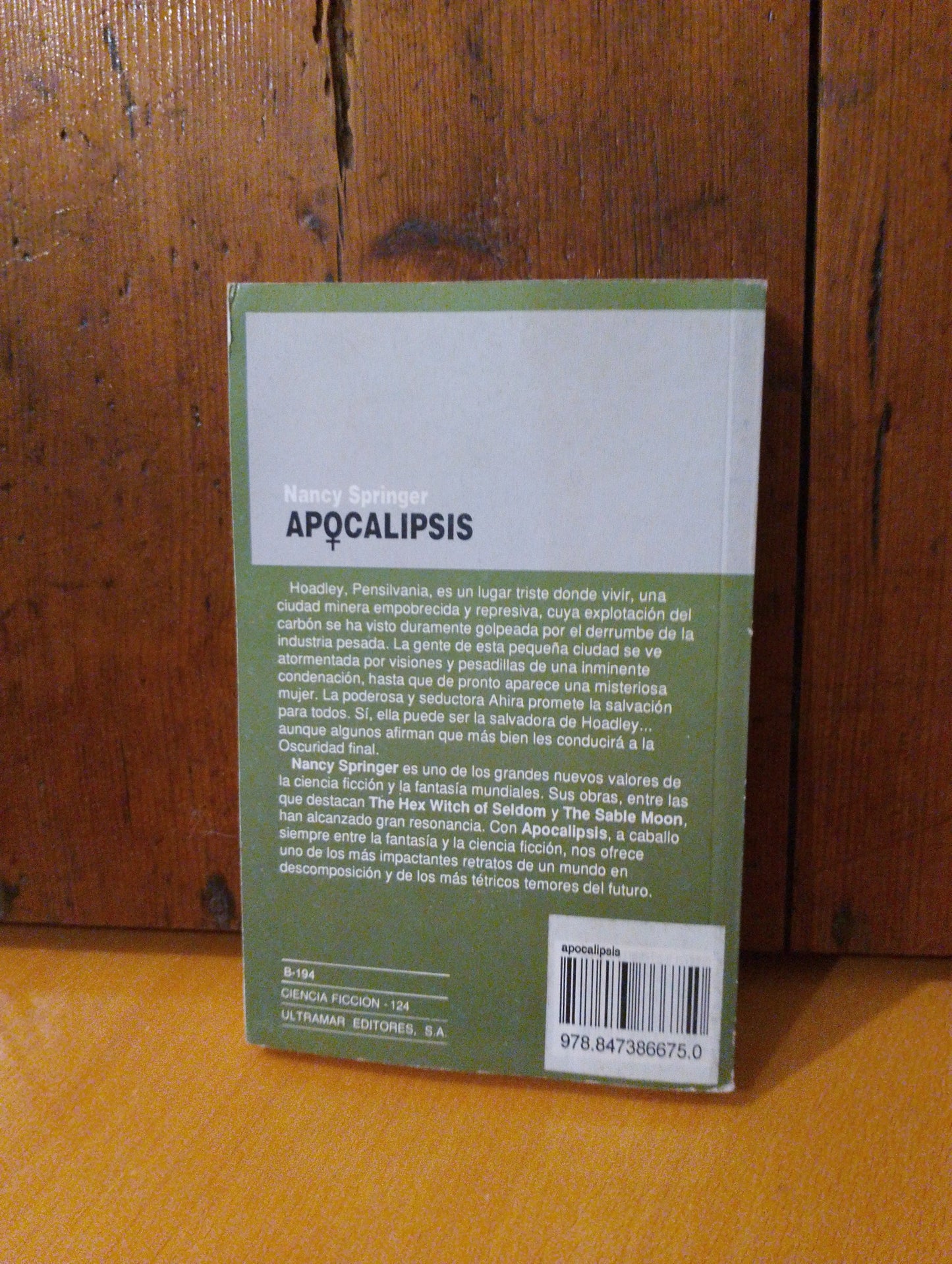 Apocalipsis. Nancy Springer