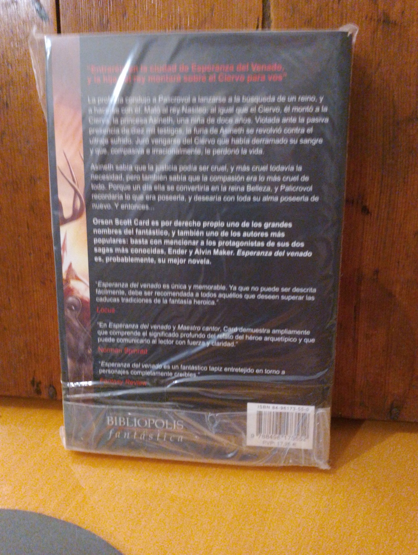 Esperanza del venado. Orson Scott Card