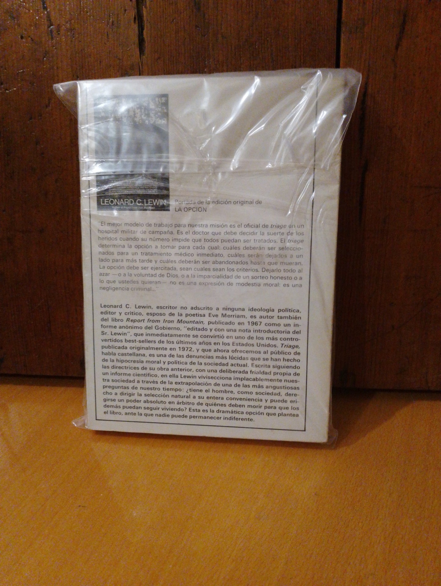 La opción. Leonard C. Lewin