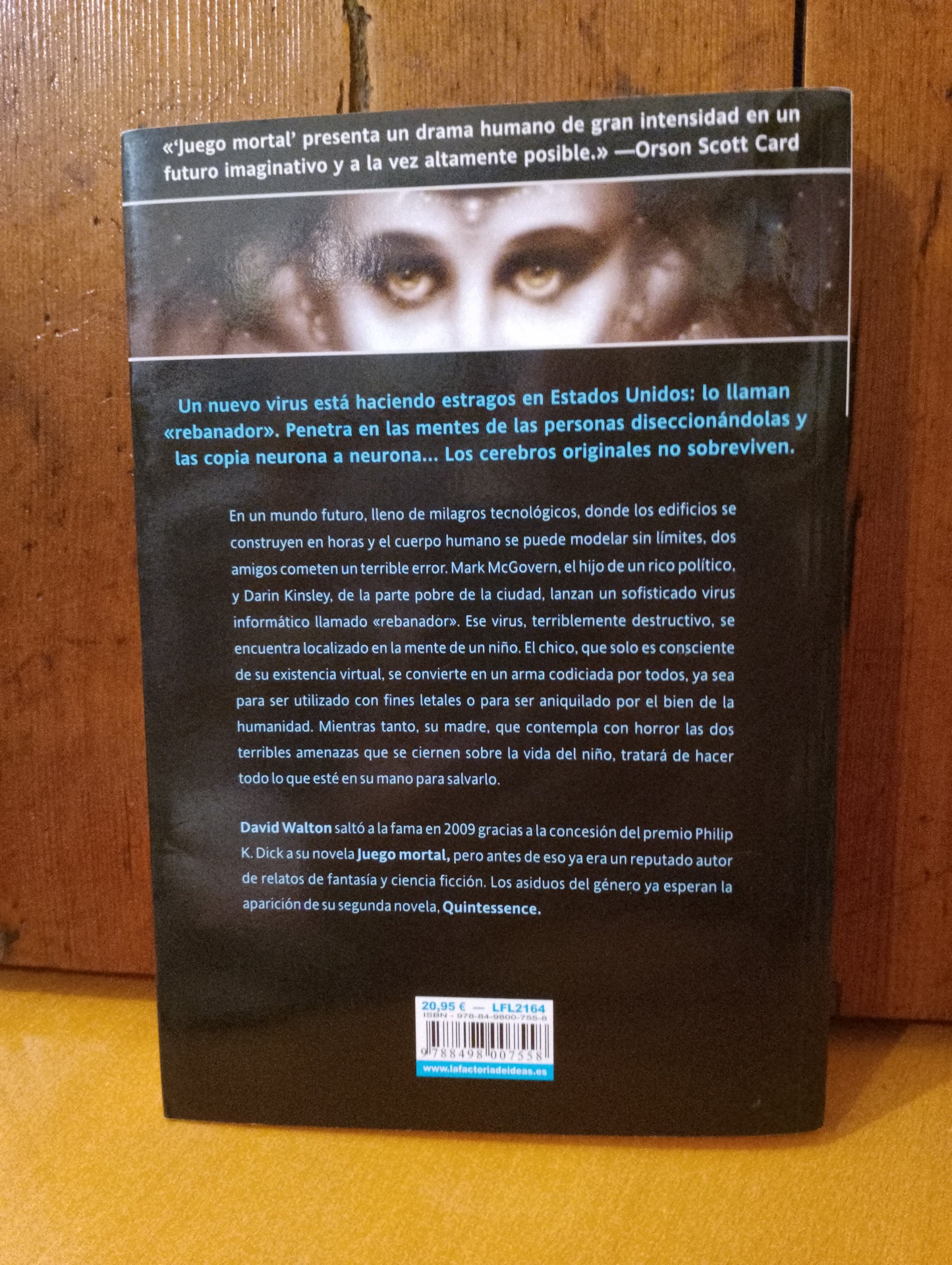 Juego mortal. David Walton