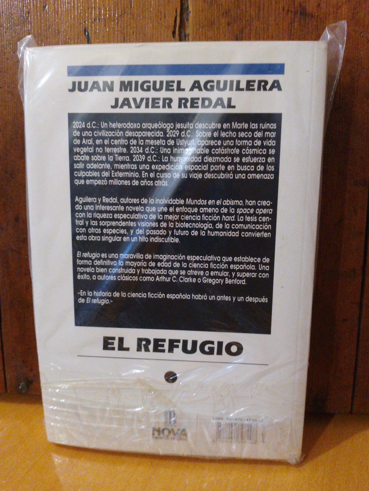 El refugio. Juan Miguel Aguilera. Javier Redal