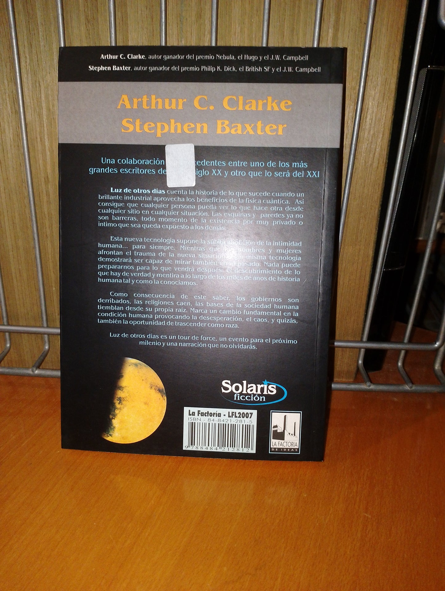 Luz de otros días. Arthur C Clarke. Stephen Baxter