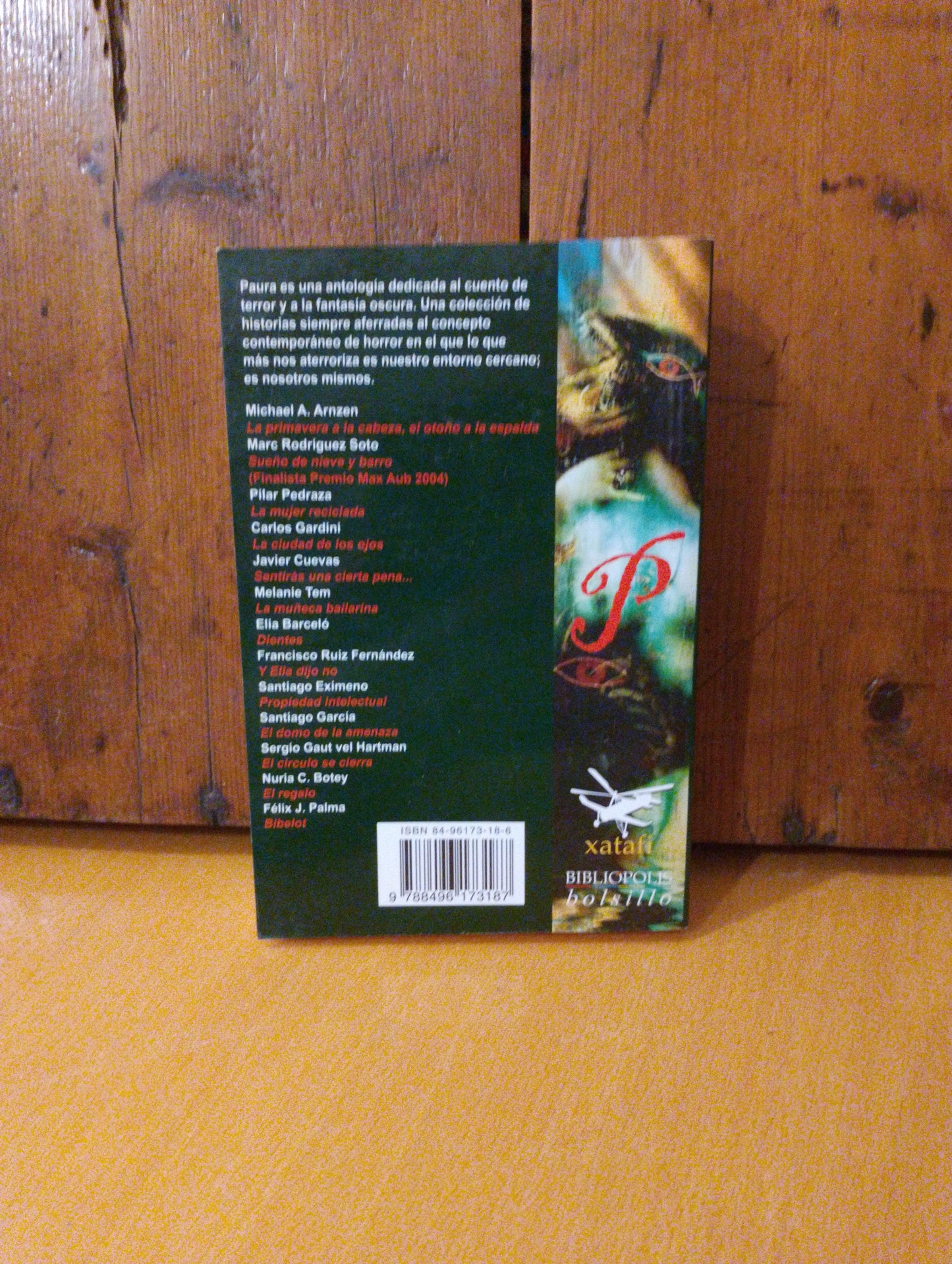 Paura, antología de terror contemporáneo. Varios autores