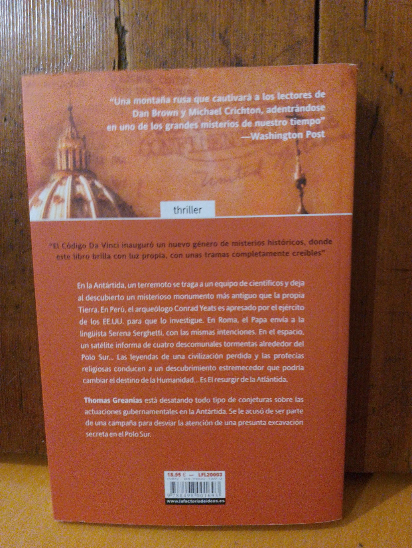 El resurgir de la Atlántida. Thomas Greanias
