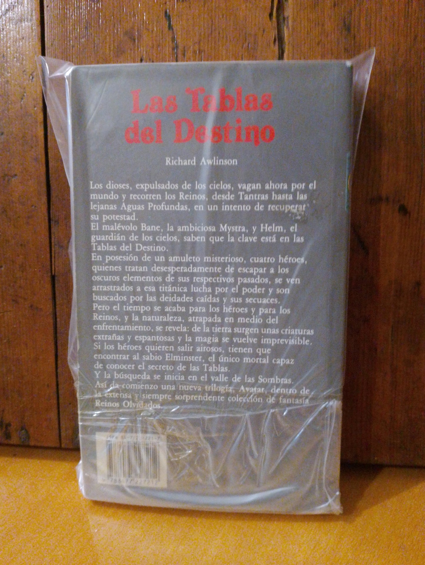 Las tablas del destino. Richard Awlinson