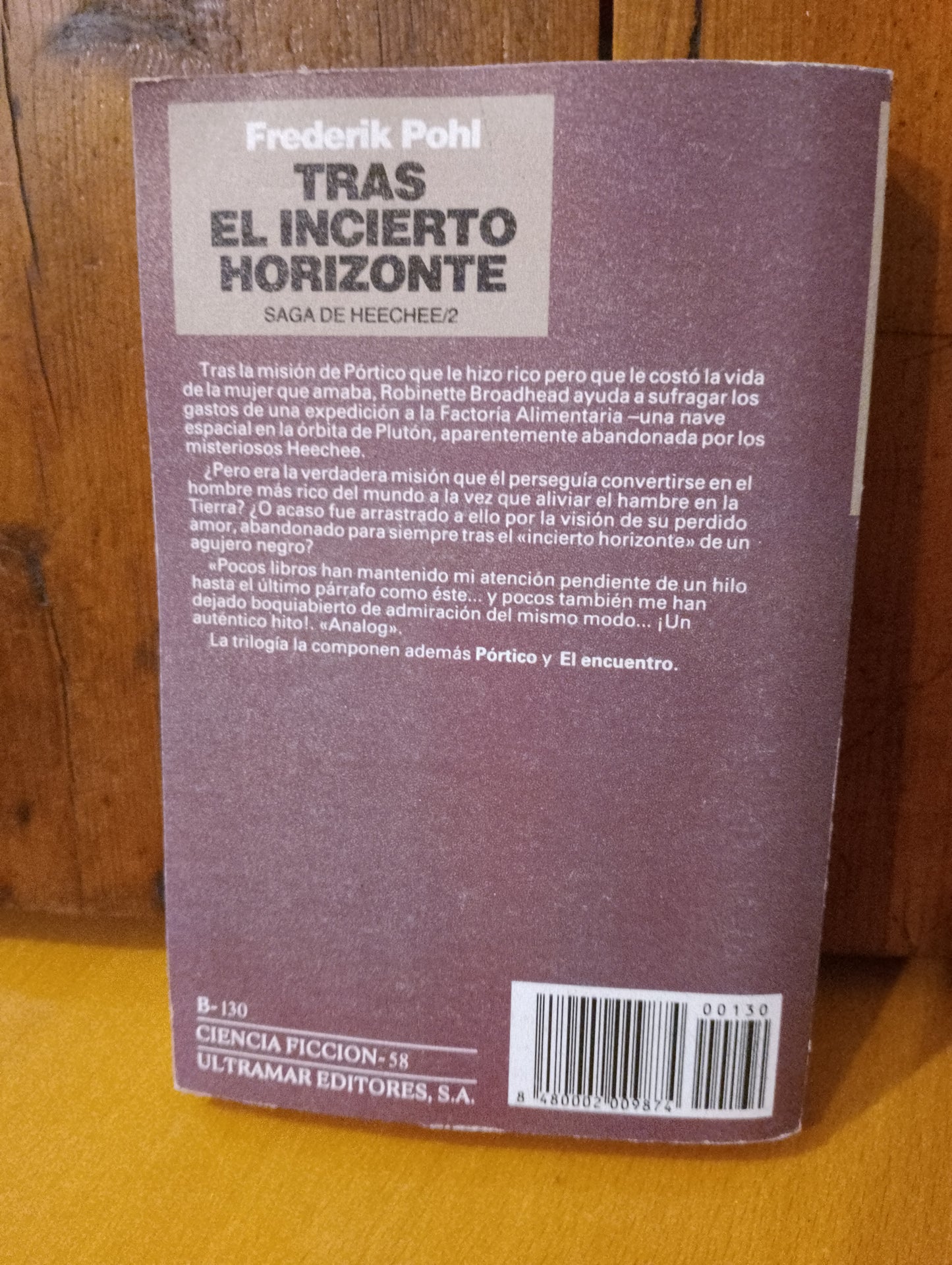 Tras el incierto horizonte. Frederik Pohl