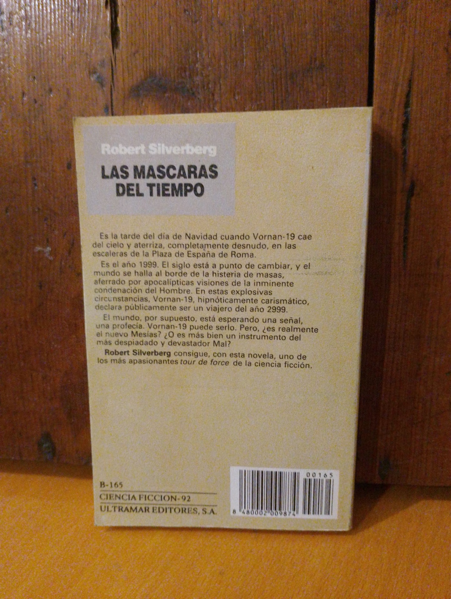 Las mascaras del tiempo. Robert Silverberg