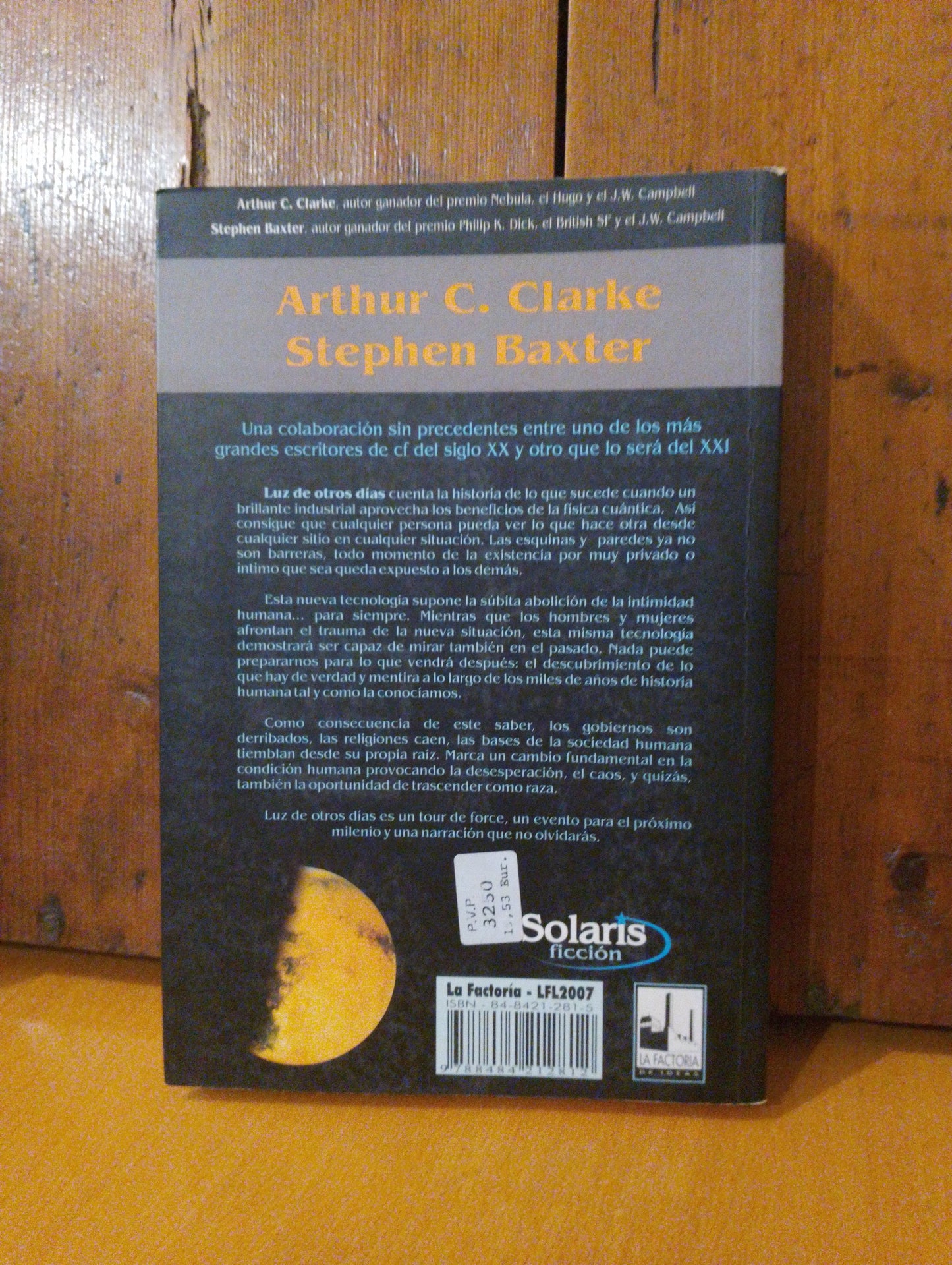 Luz de otros días. Arthur C. Clarke. Stephen Baxter
