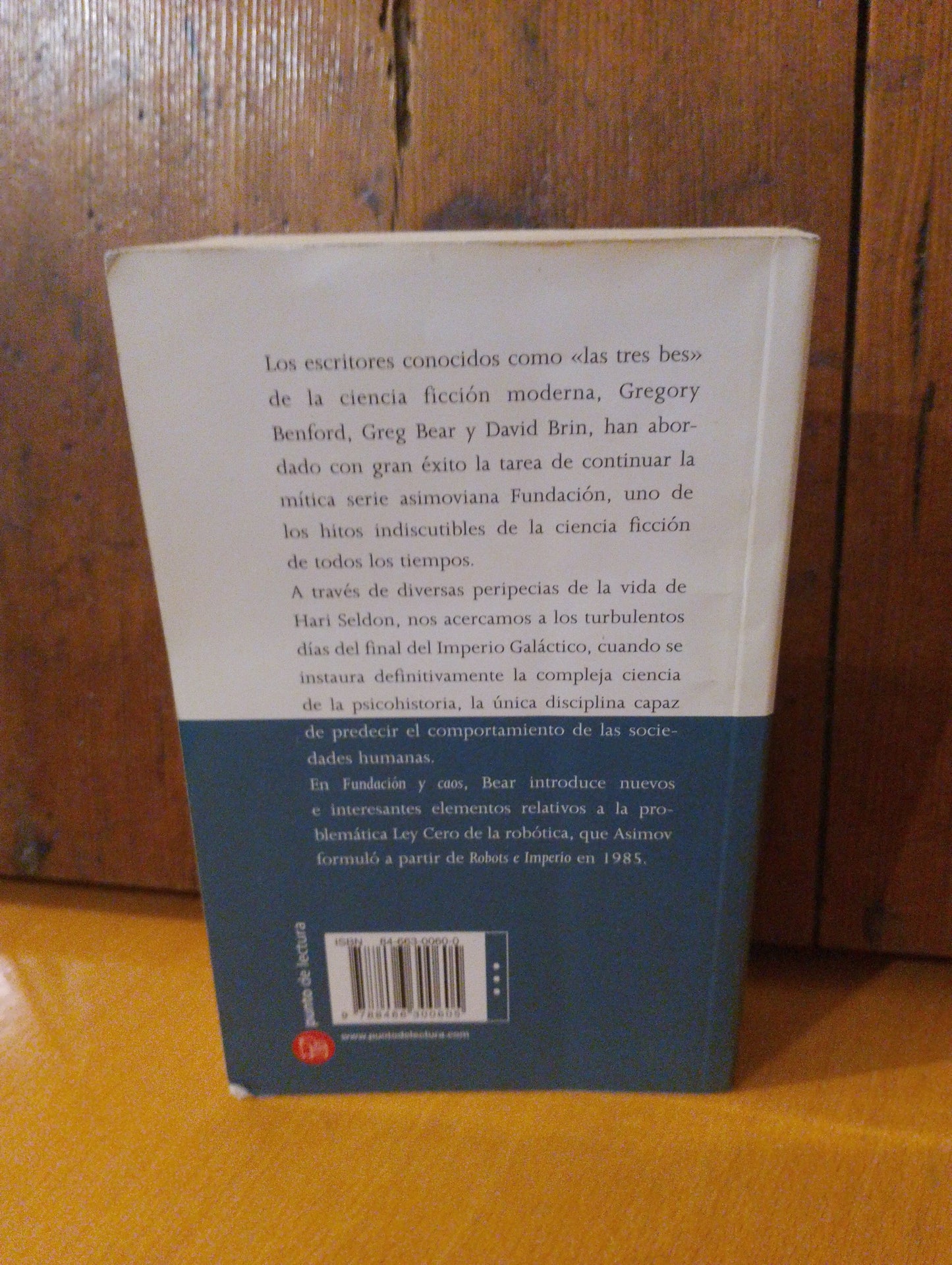 Fundación y Caos. Greg Bear