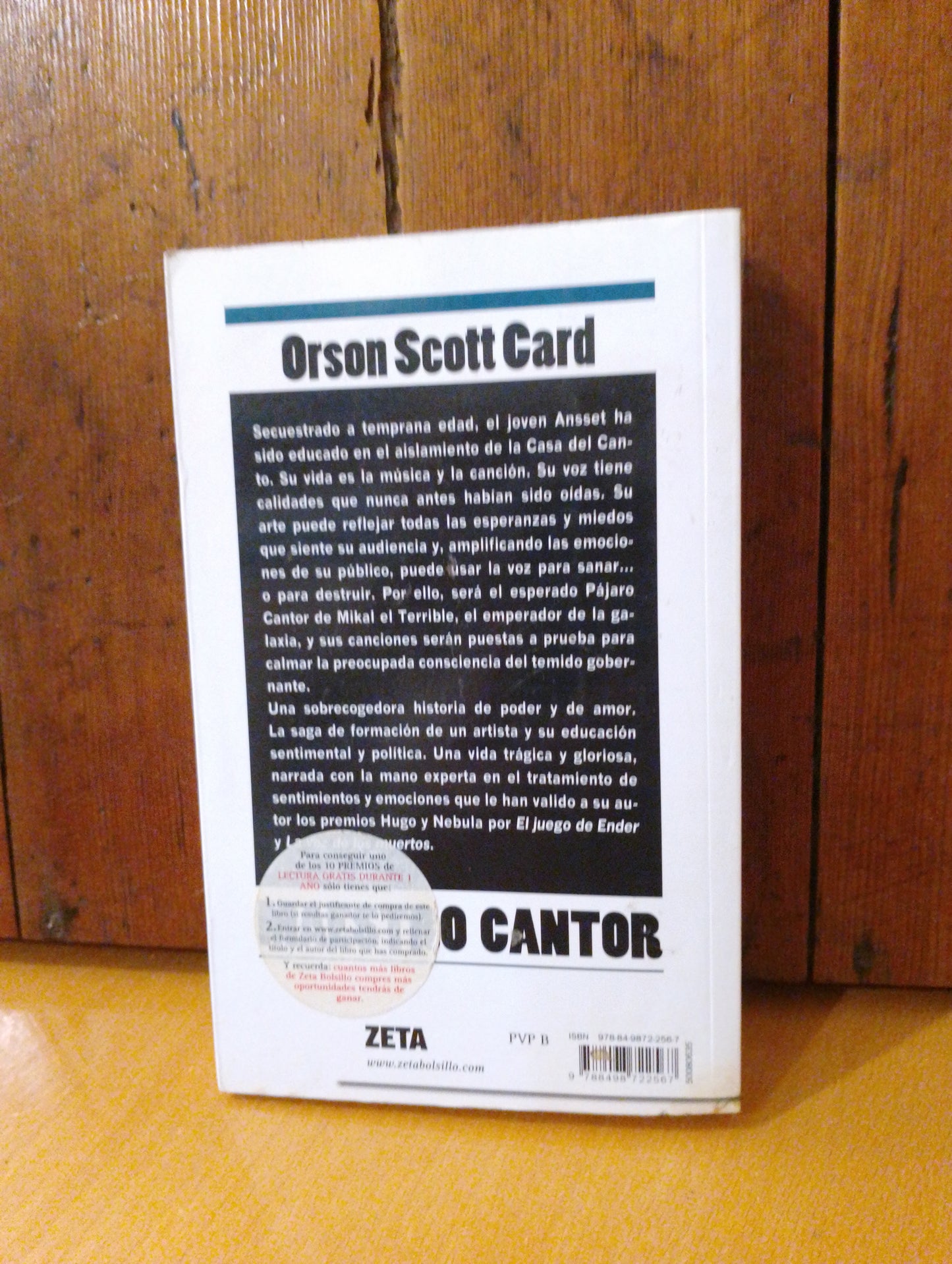 Maestro cantor. Orson Scott Card