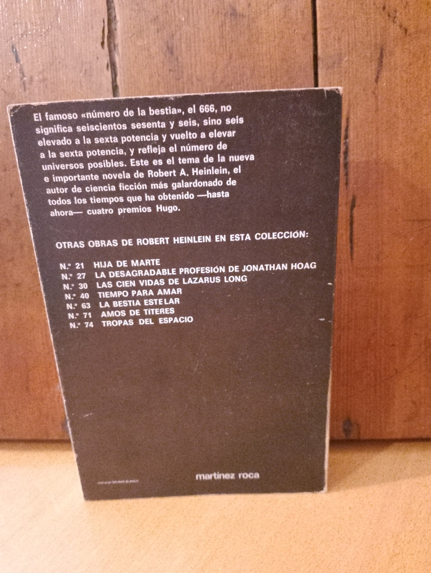 El número de la bestia. Robert A. Heinlein