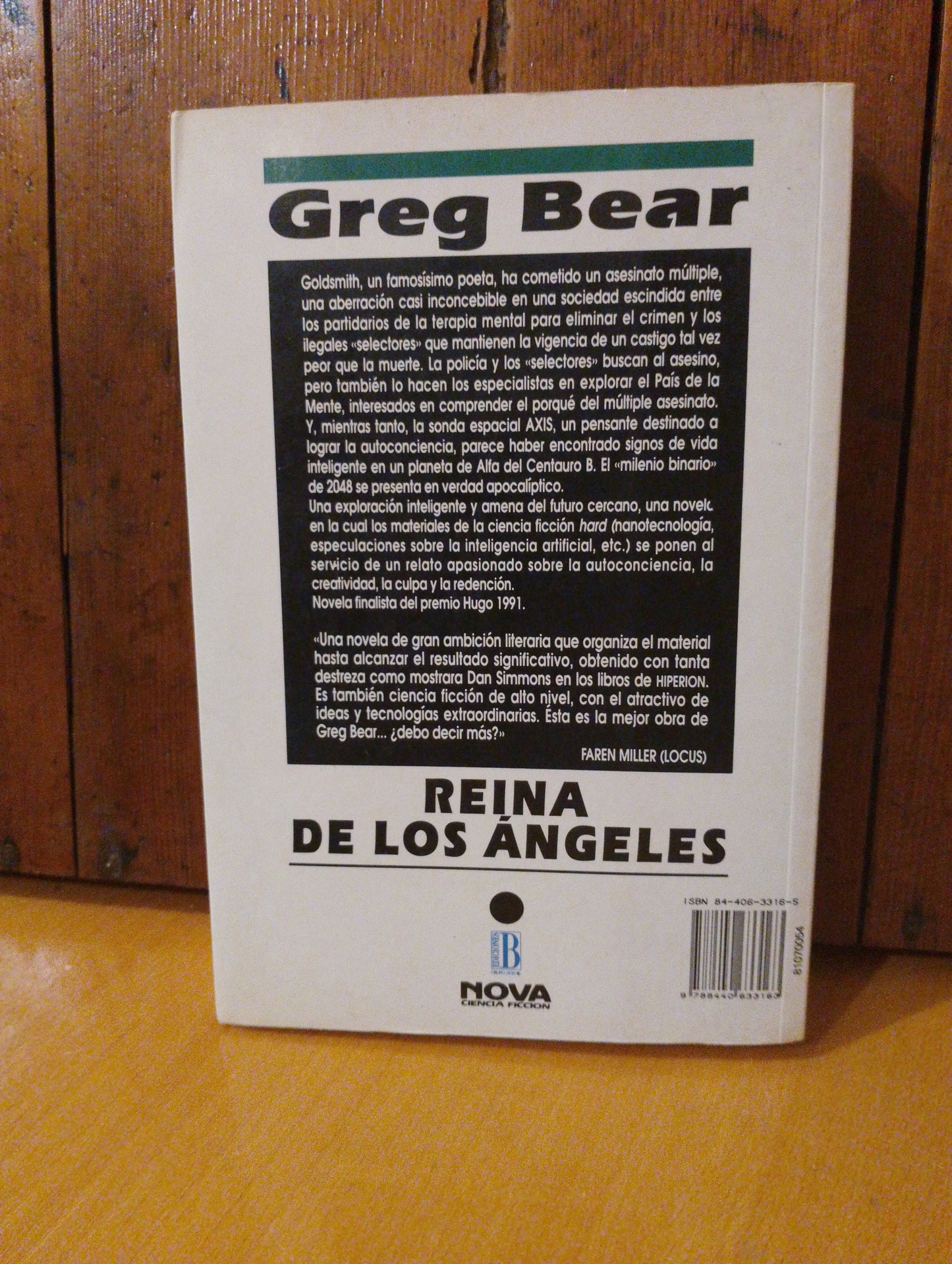 Reina de los ángeles. Greg Bear